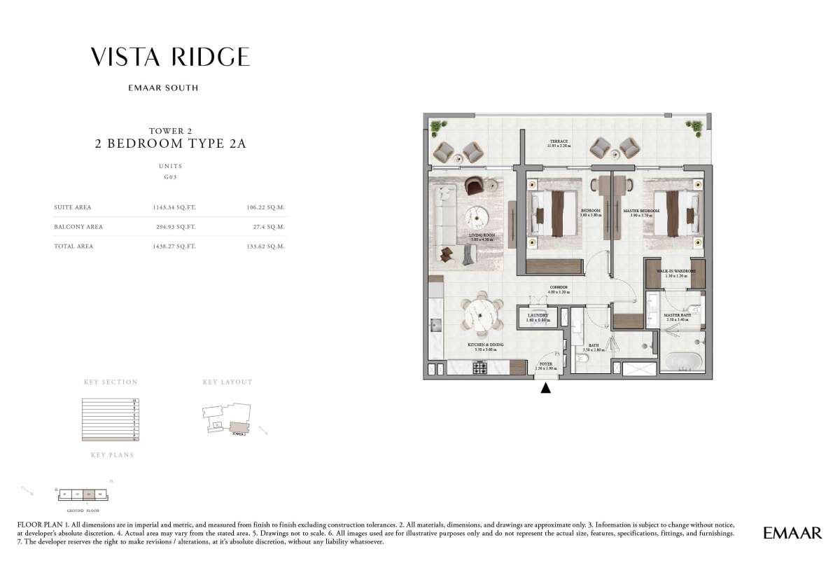 Ground Floor (Type 2A, Unit G03) - Vista Ridge Tower 2